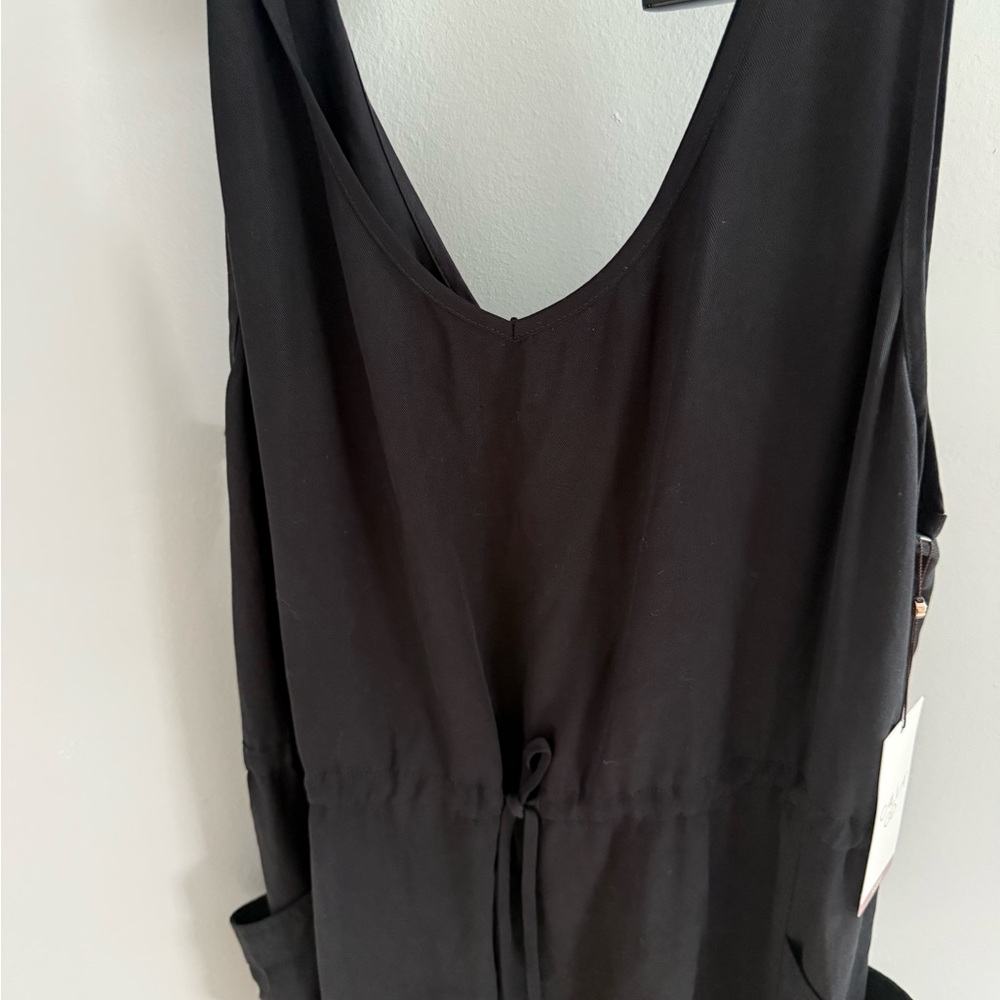 CALIA Relaxed Black Jumpsuit NEW Women’s XL Black Long Jumpsuit - Picture 2 of 5